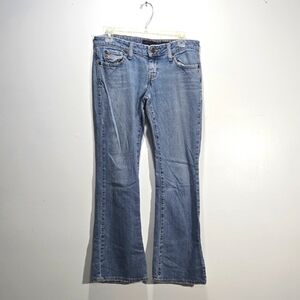 Aeropostale Light Blue Lower Rise Flare Jeans 3/4 Jrs 30W
